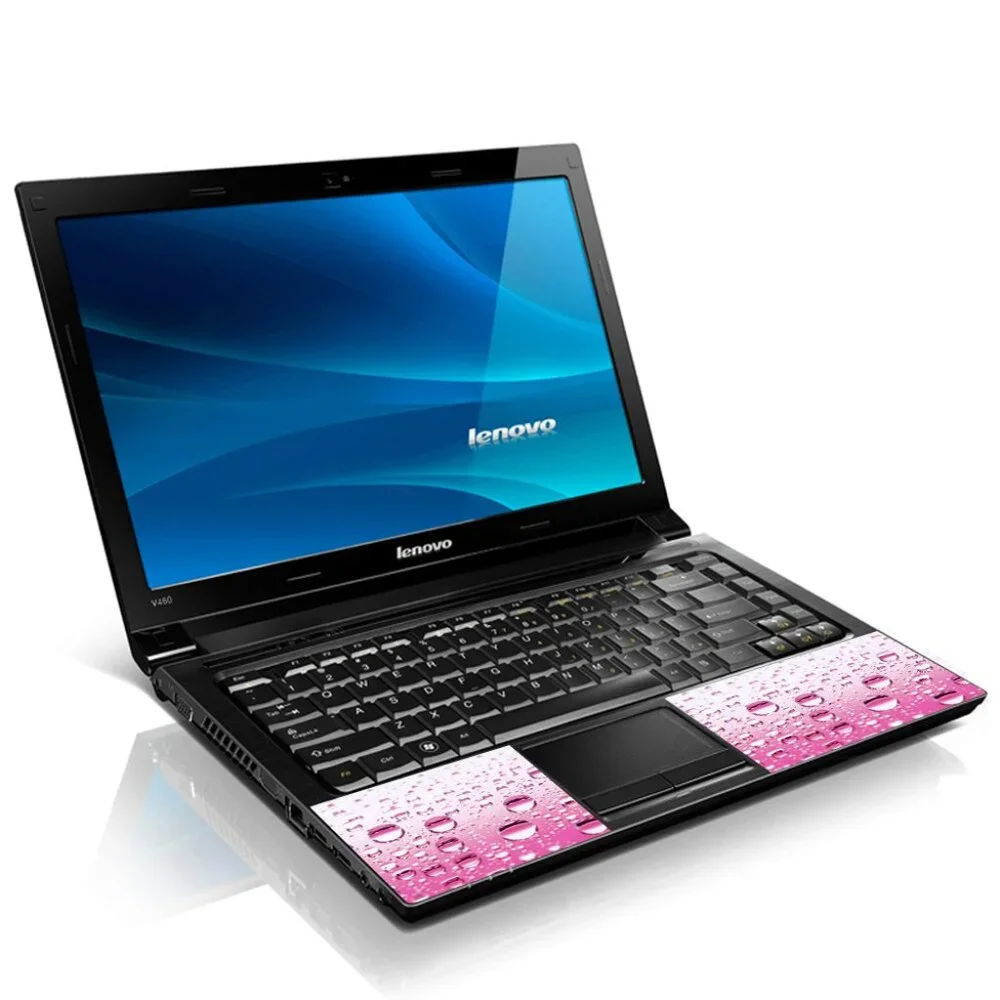 LSS 15.6 & 17.3 Inches Laptop Notebook Skin Sticker Decal - Pink Water Drops